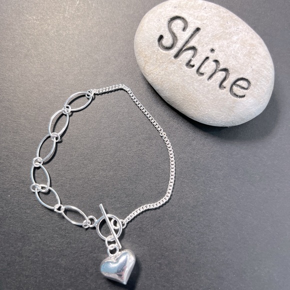 Stunning sterling silver bracelet - Picture 5 of 7